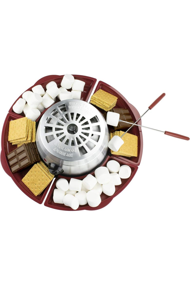 Electirc S'Mores Maker, Alternate, color, Brown