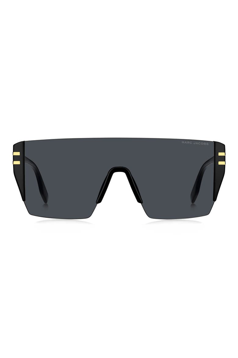 99mm Shield Sunglasses, Main, color, BLACK/ GREY