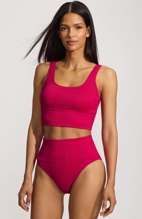 Shop Lands' End Tugless Tankini Top And High Waisted Bottom Swimsuit Set