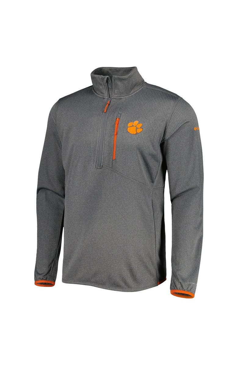 Columbia Men's Columbia Gray Clemson Tigers Park View Omni-Wick Half-Zip Top, Alternate, color, Gray