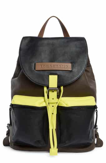 Longchamp Medium 3D Colorblock Leather Backpack