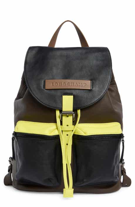 Longchamp Medium 3D Colorblock Leather Backpack