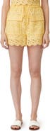 Habitual Embroidered Eyelet Cotton Cargo Shorts