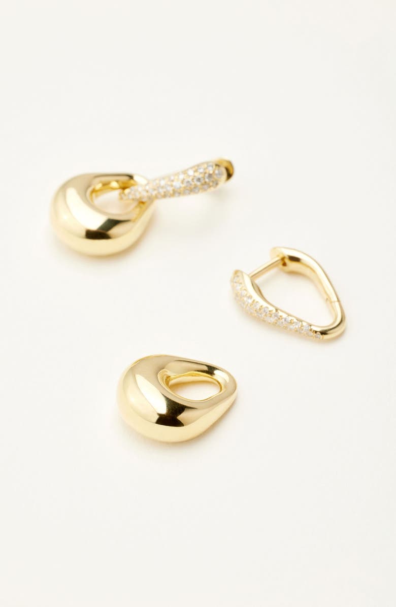 Kloto Pavé Diamond Drop Earrings, Alternate, color, Gold