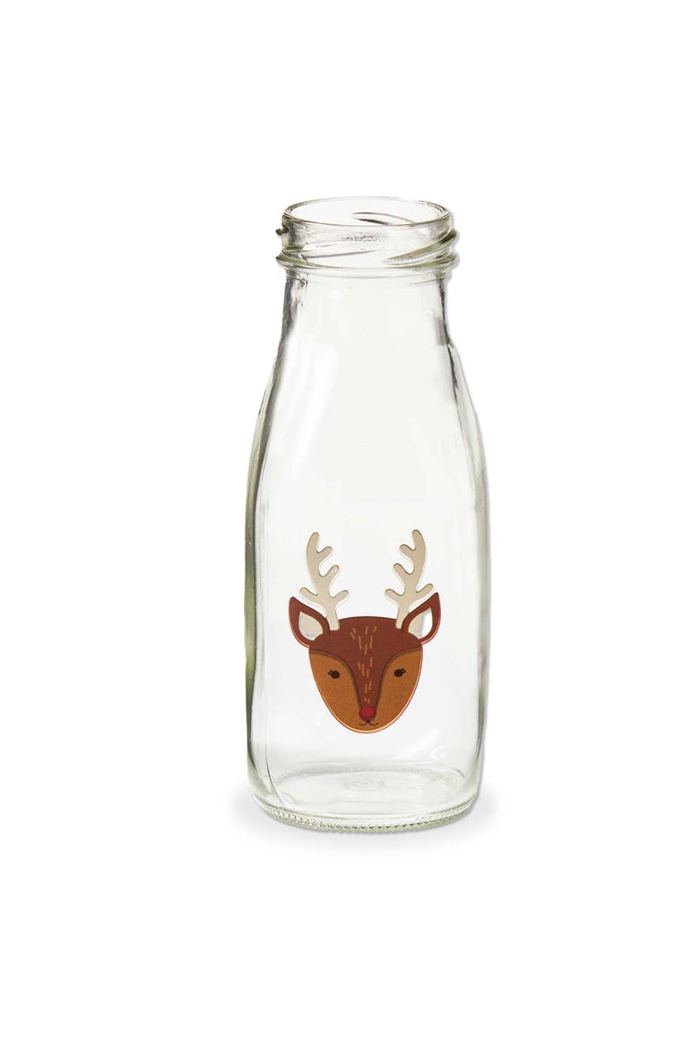 Reindeer Milk Bottle Decorative Glass Vases for Christmas, Main, color, Multicolored