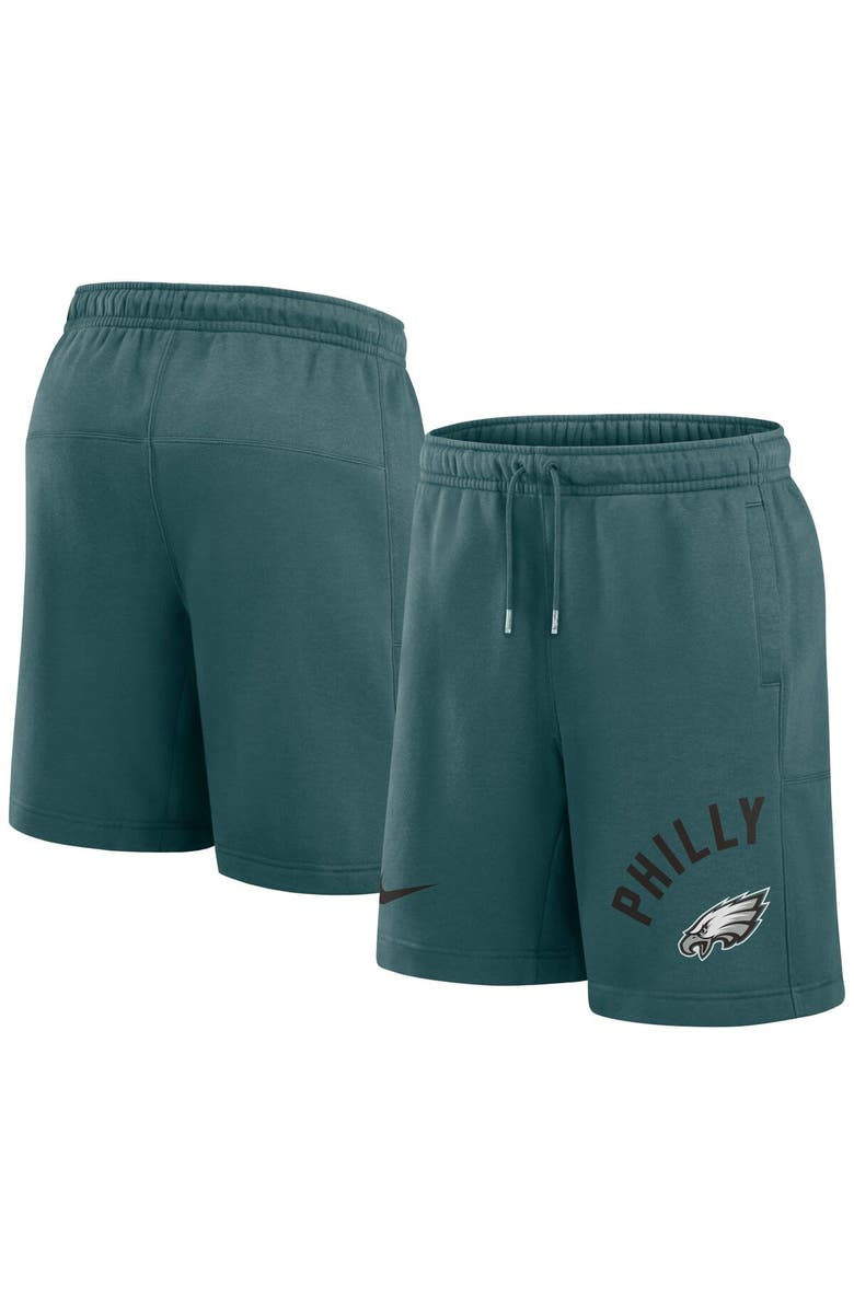 Nike Men's Nike Midnight Green Philadelphia Eagles Arched Kicker Shorts, Alternate, color, 
