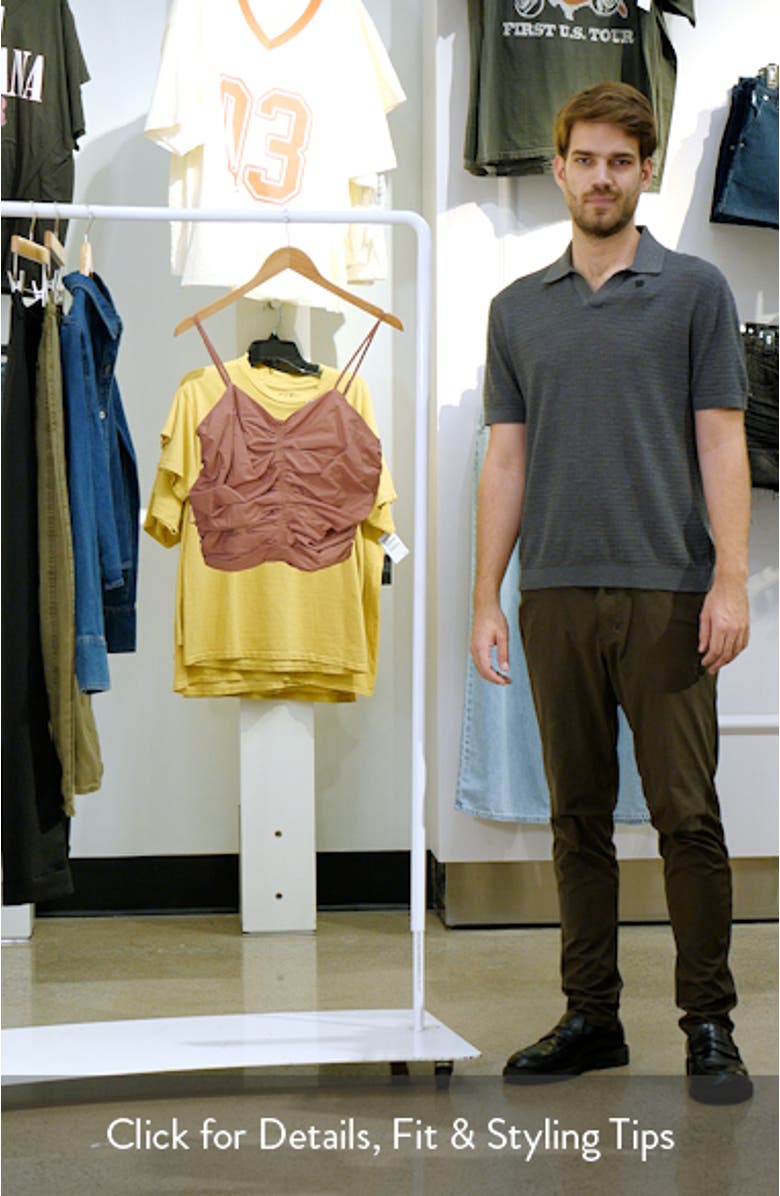 Shirred Cotton Tank Top, sales video thumbnail