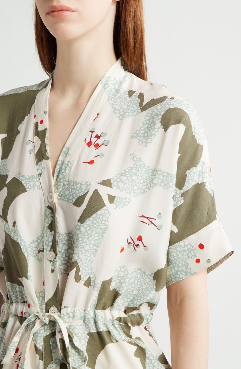 Masai Copenhagen Irekana Print Tie Waist Top, Alternate, color, 