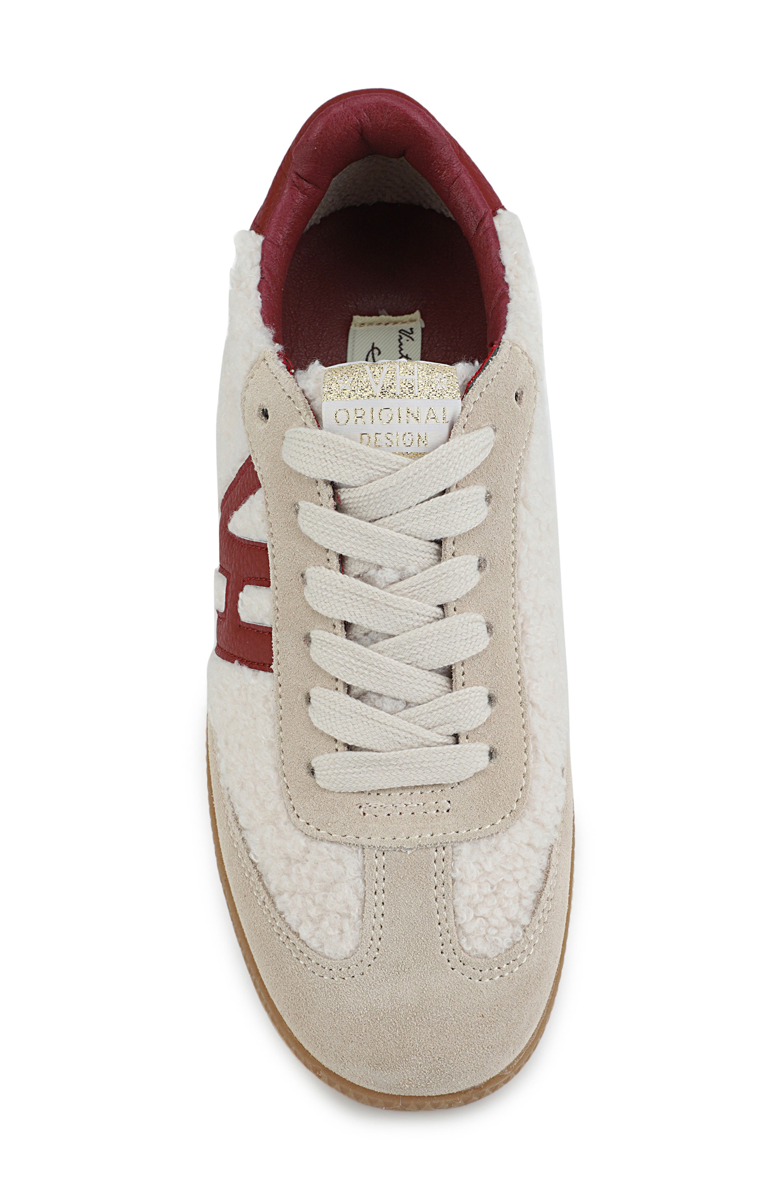 Vintage Havana Dreamer Faux-Shearling & Leather Sneaker, Alternate, color, Natural/ Beige