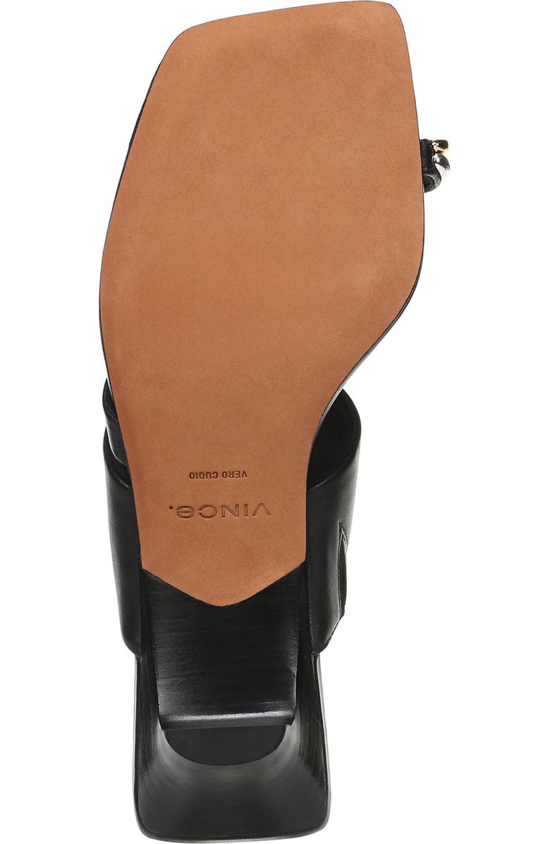 Vince Stacy Toe Loop Sandal, Alternate, color, Black