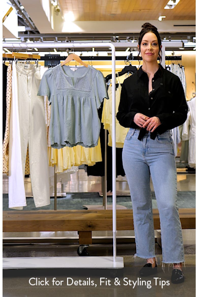 Lace Trim Top video
