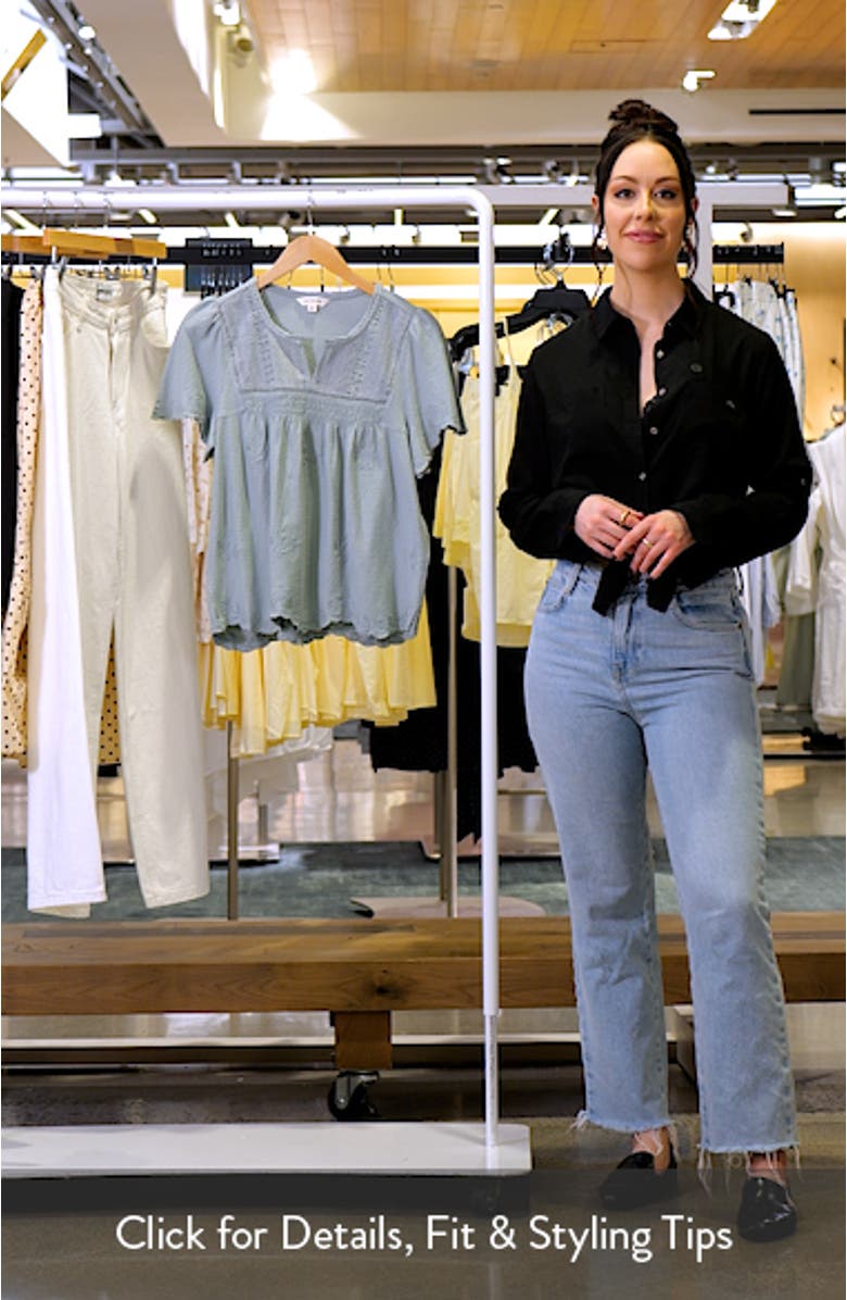 Lace Trim Top, sales video thumbnail