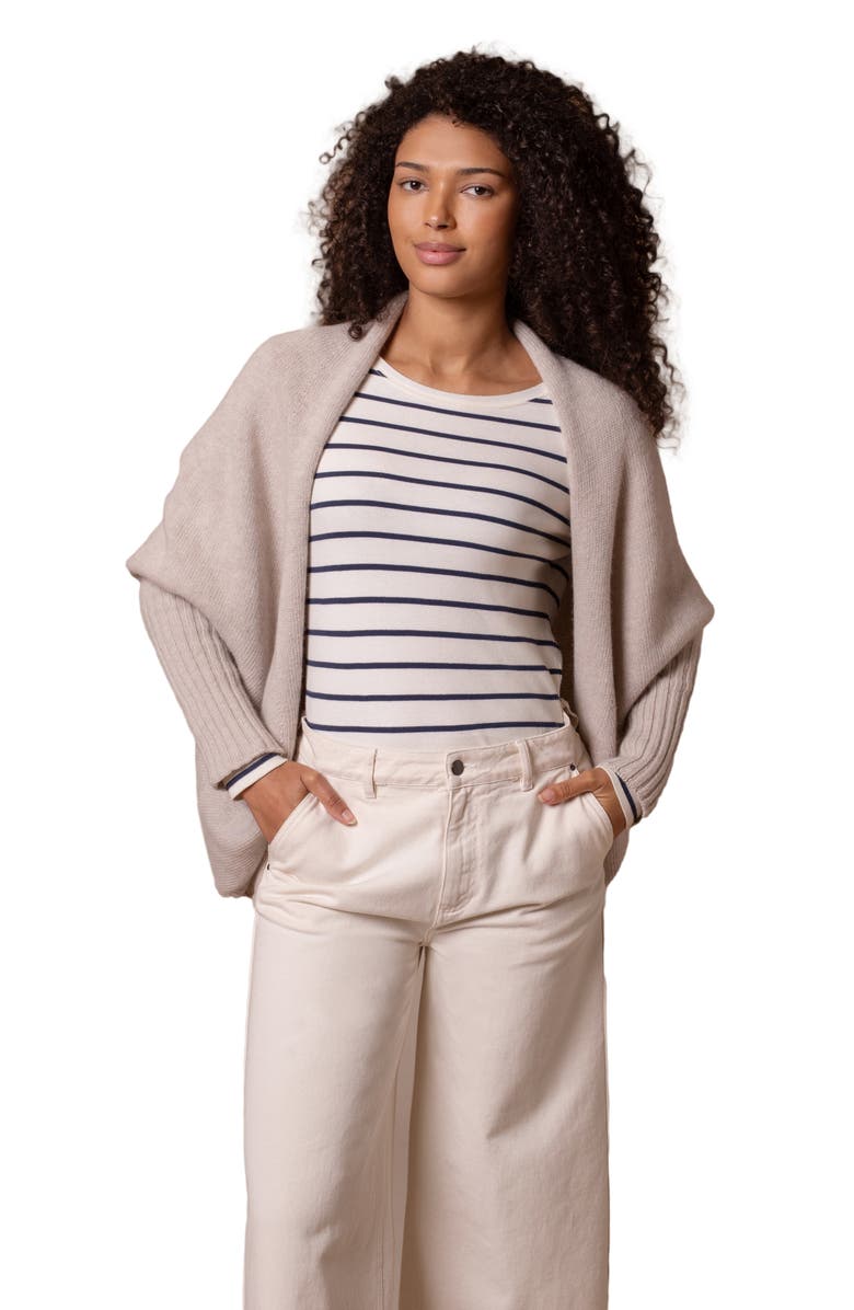 Celtic & Co. British Supersoft Cocoon Cardigan, Main, color, Oatmeal