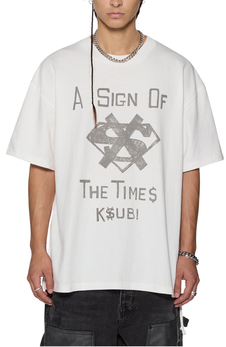 Ksubi The Sign Ekcess Graphic T-Shirt, Main, color,