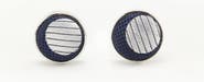 Knottery & Co Polka Dot Silk Cufflinks