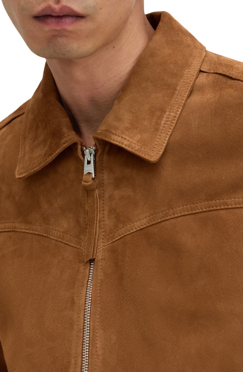 AllSaints Tanner Suede Jacket, Alternate, color, 