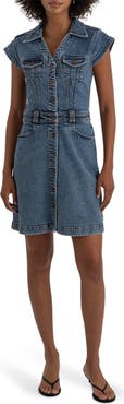 KUT from the Kloth Button-Up Denim Dress