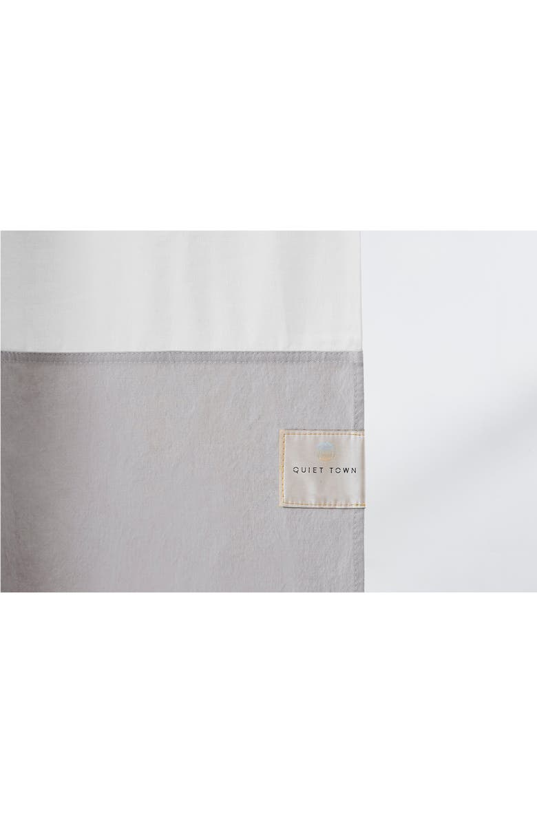 Quiet Town The Orient Canvas Shower Curtain, Alternate, color, 