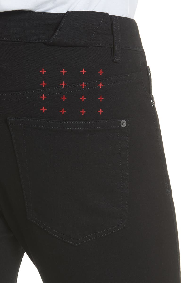 Ksubi Chitch Laid Slim Fit Jeans, Alternate, color, Black