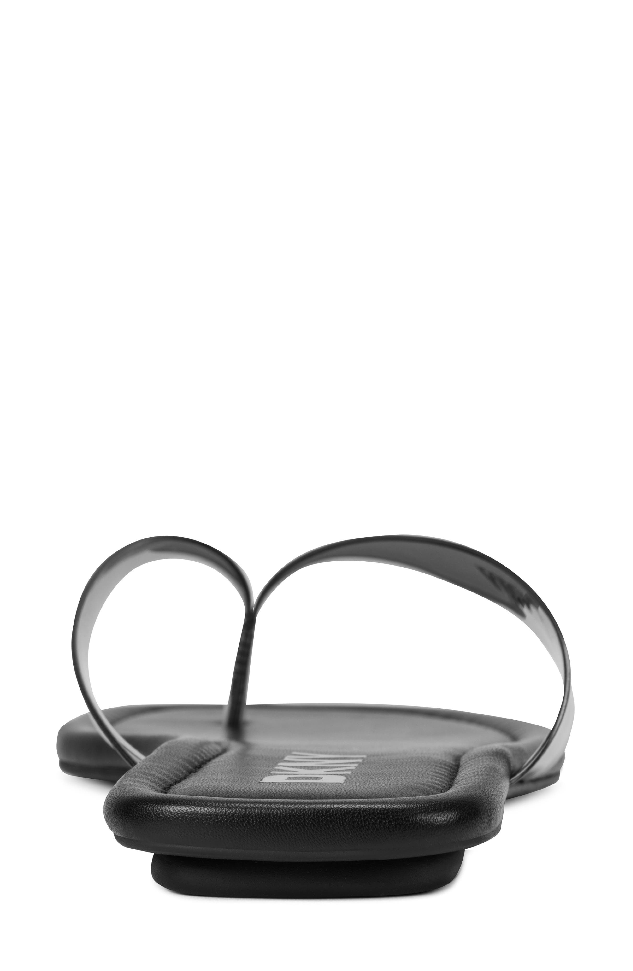 DKNY Hampton Flip Flop, Alternate, color, Black