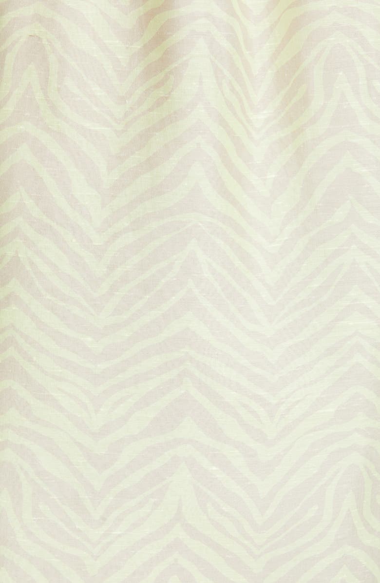 Lafayette 148 New York Norwood Zebra Stripe Silk Blouse, Alternate, color, 