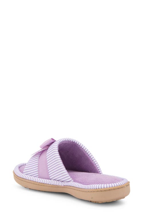 ISOTONER ISOTONER FRUIT CHARM SCUFF SLIPPER 