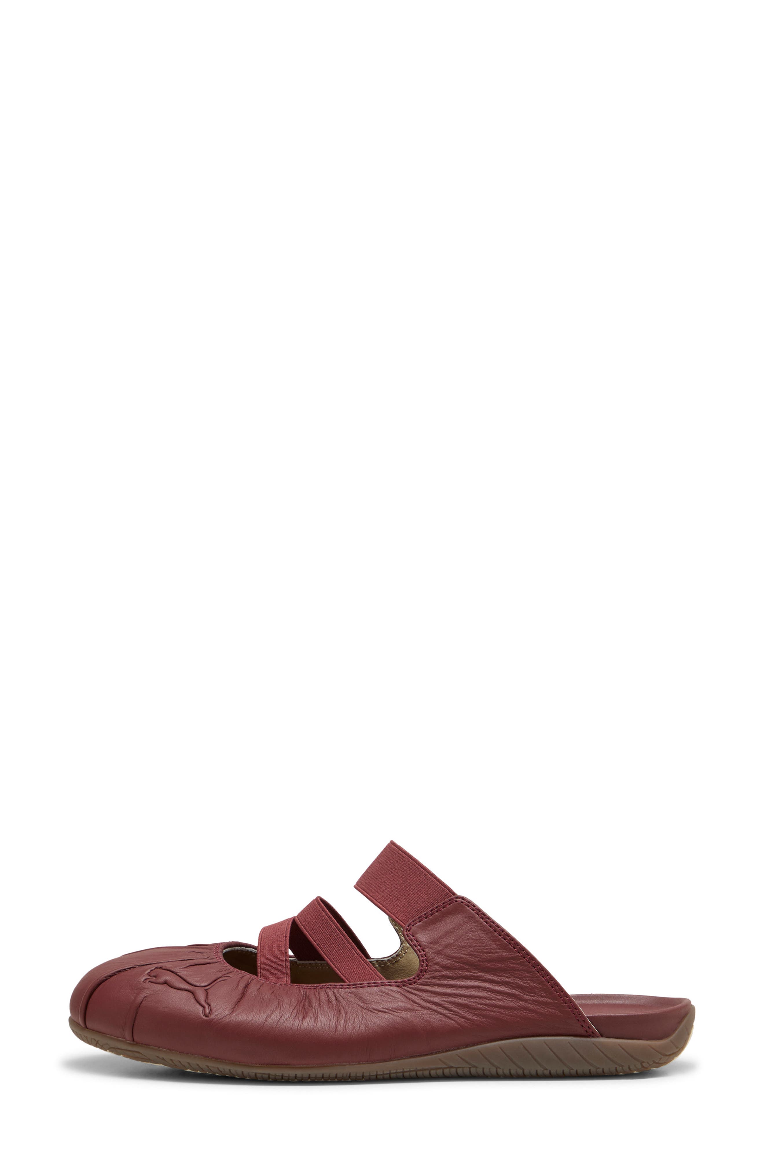 Speedcat Leather Mule, Alternate, color, BURGUNDY/ HAUTE COFFEE