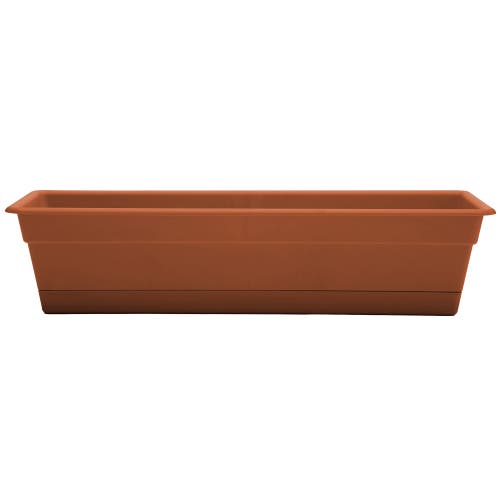 Bloem 24 Inch Dura Cotta Window Box Planter in Brown  product