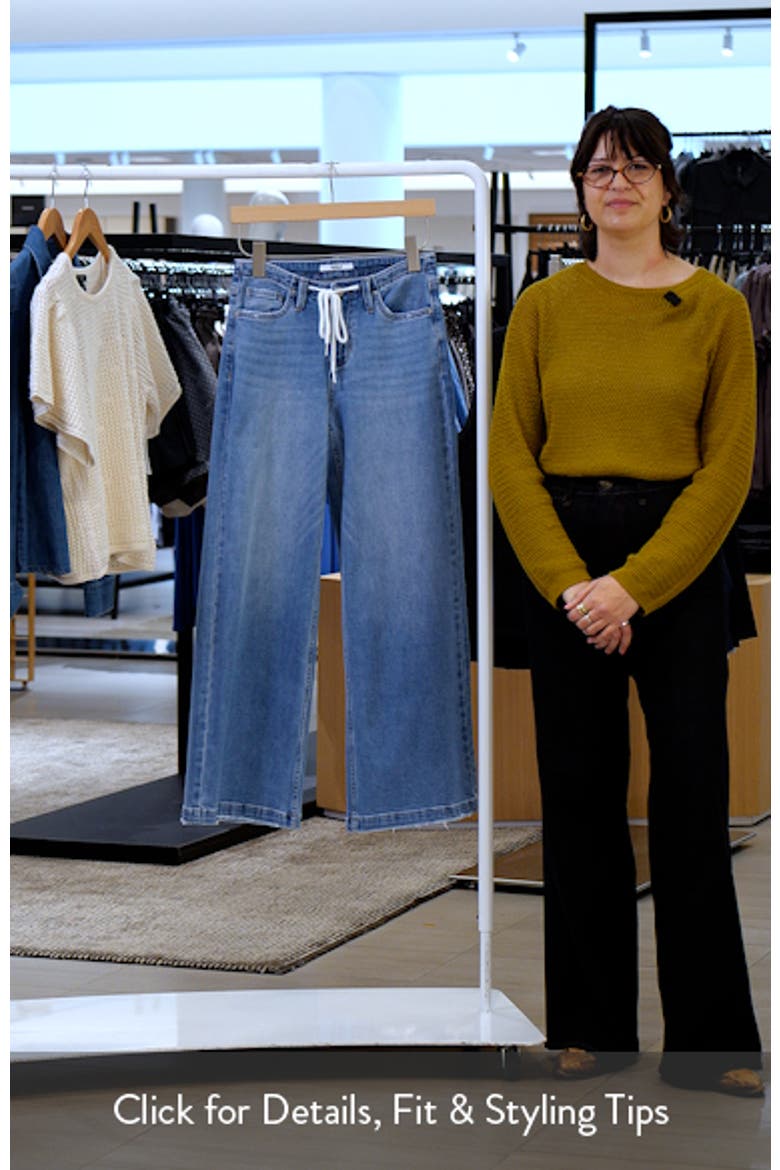 Zephyrine Drawstring Wide Leg Jeans video