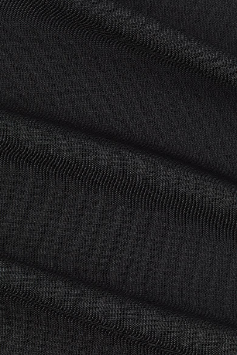 Draped Mini Dress, Alternate, color, Black