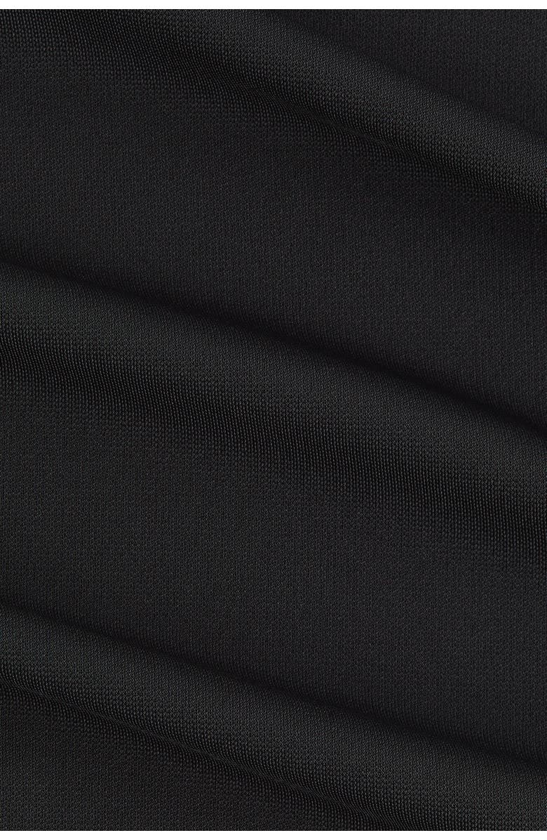 H&M Draped Mini Dress, Alternate, color, Black