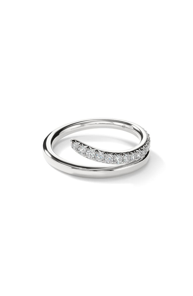 HEARTS ON FIRE Vela French Cut Diamond Ring, Alternate, color, White Gold