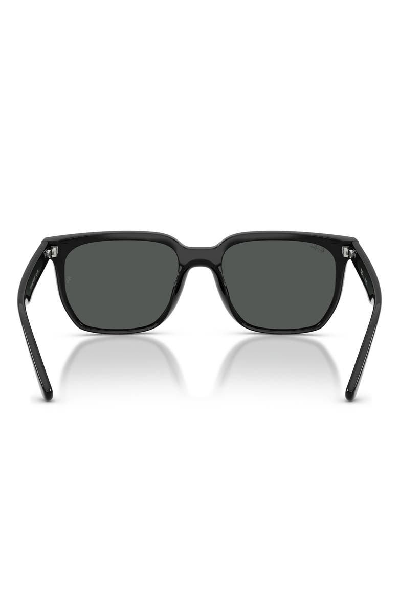 Ray-Ban Square Sunglasses, Alternate, color, Black