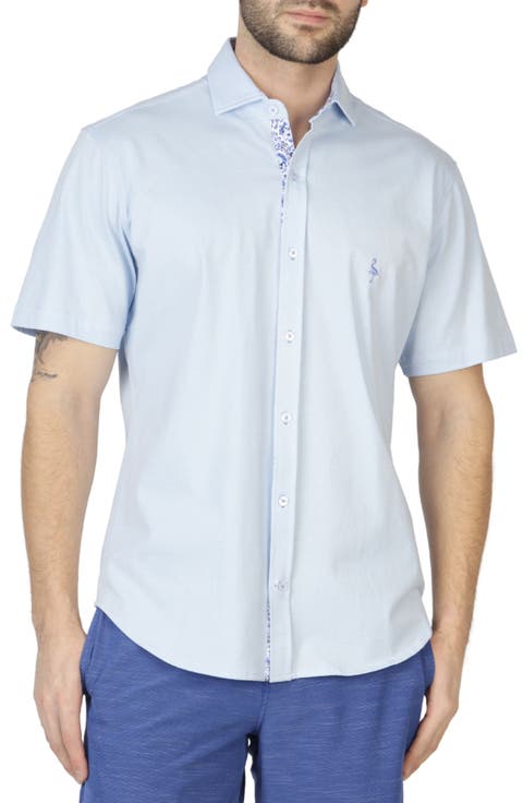 Getaway Solid Knit Short Sleeve Shirt