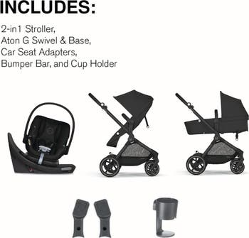 Eos & Aton G Swivel Travel Stroller