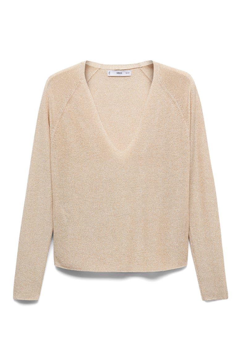 Metallic Sweater, Alternate, color, GOLD