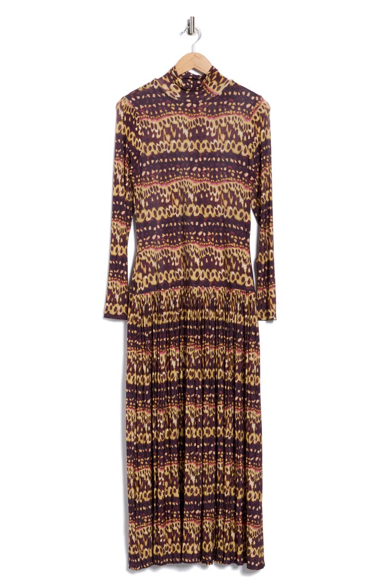 Ulla Johnson Amaya Floral Long Sleeve Dress, Alternate, color, Monarch