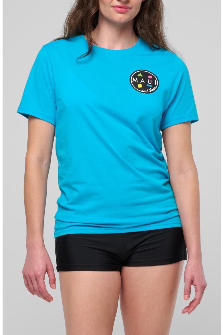 Arnold Sharkley Graphic T-Shirt, Main, color, NEON BLUE