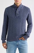 Schott NYC Cable Knit Fisherman's Sweater