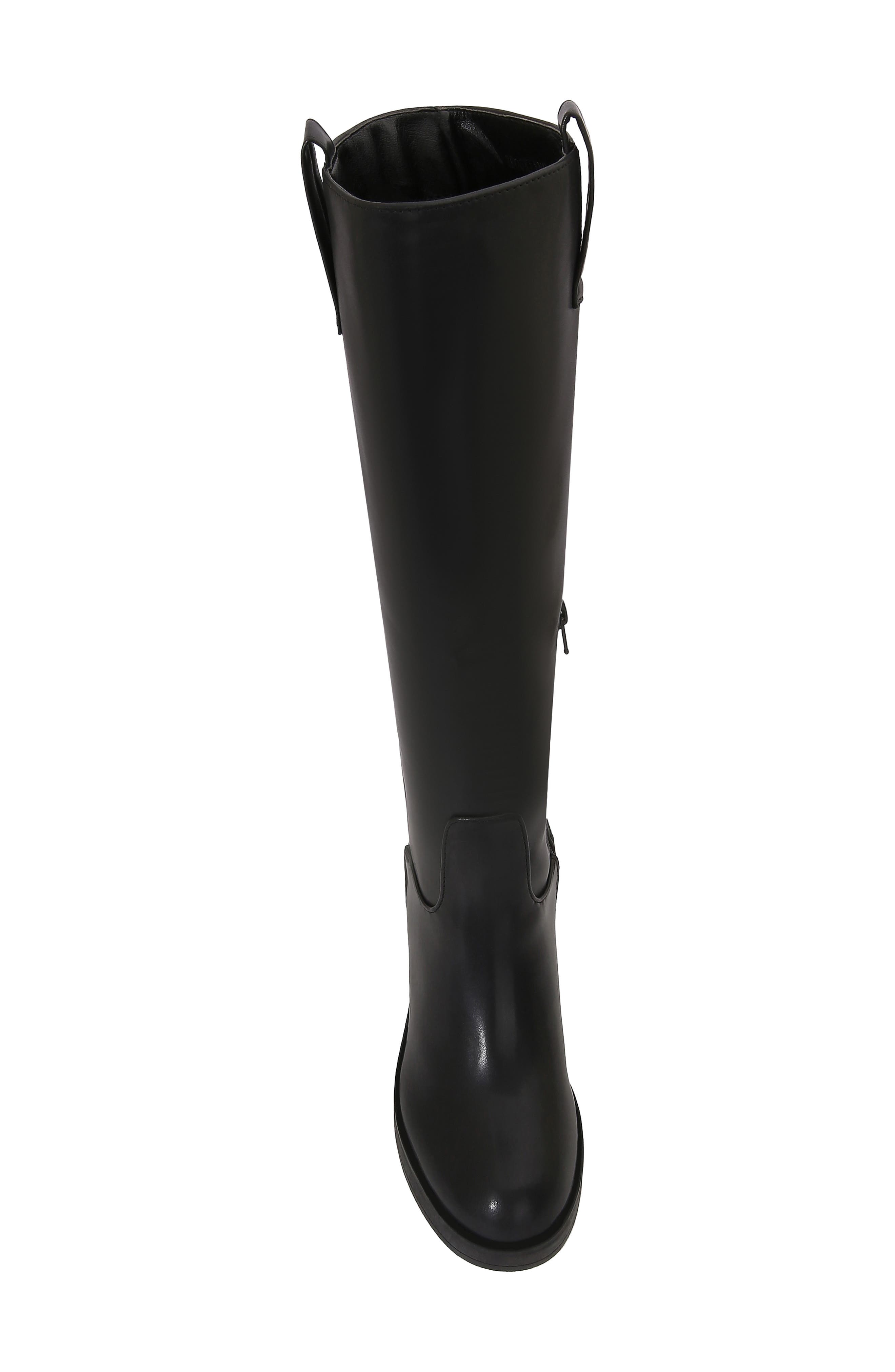 Knee High Block Heel Boot, Alternate, color, BLACK