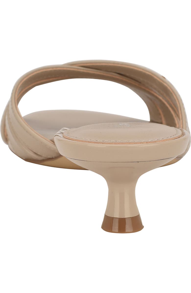 Calvin Klein Gabbie Kitten Heel Slide Sandal, Alternate, color, Taupe