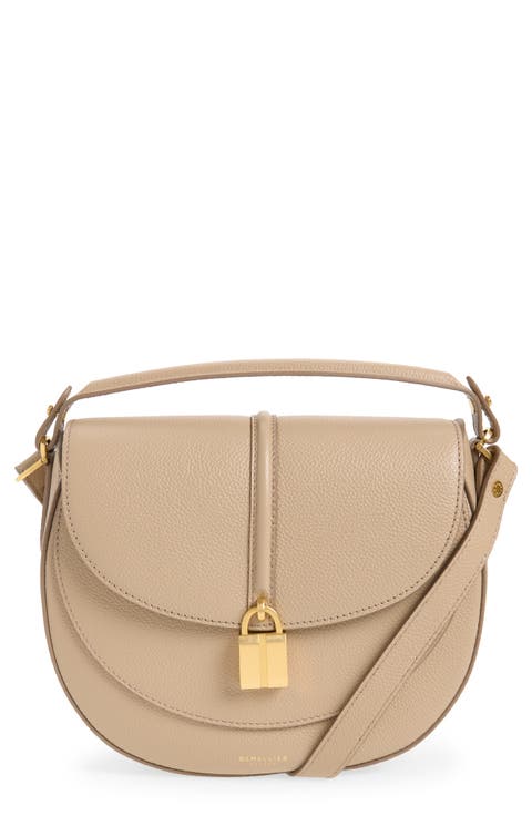 Siena Leather Saddle Crossbody Bag