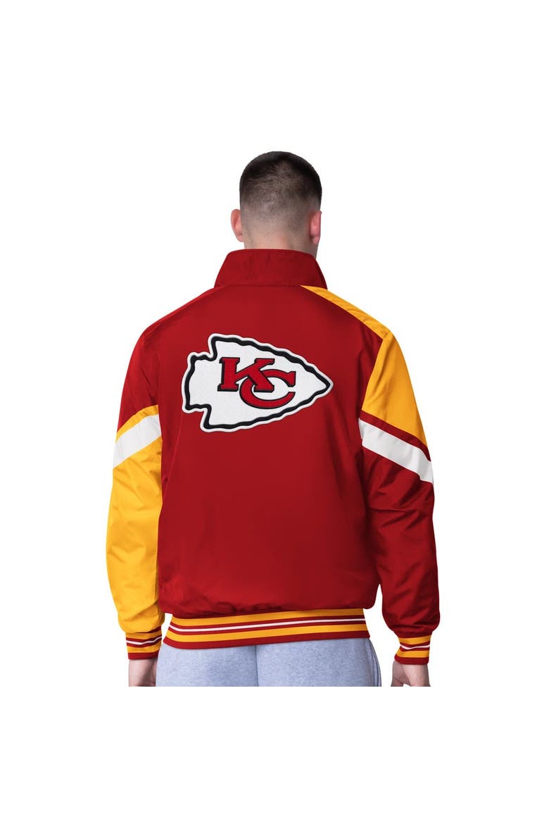 Men's G-III Extreme Red/Heather Gray Kansas City Chiefs Strong Arm Reversible Full-Zip Jacket, Alternate, color, Red
