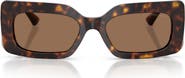 Jimmy Choo 53mm Rectangular Sunglasses