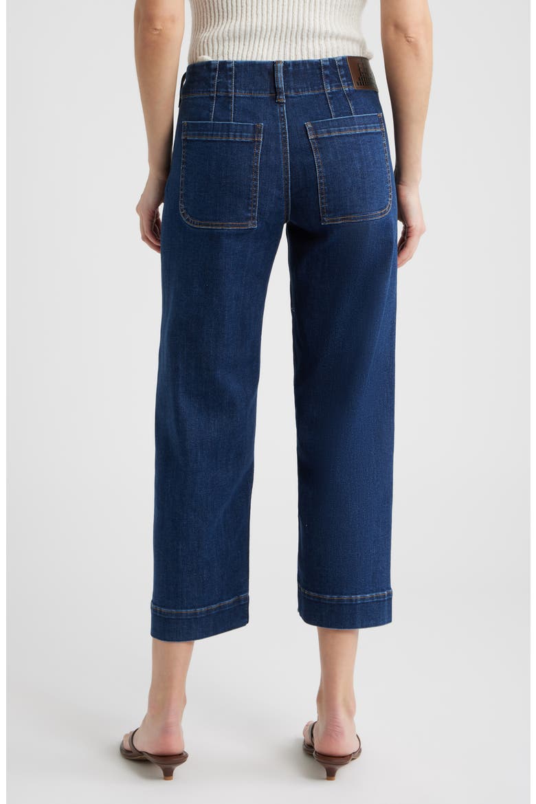 Soho Patch Pocket Straight Leg Jeans, Alternate, color, DARK INDIGO