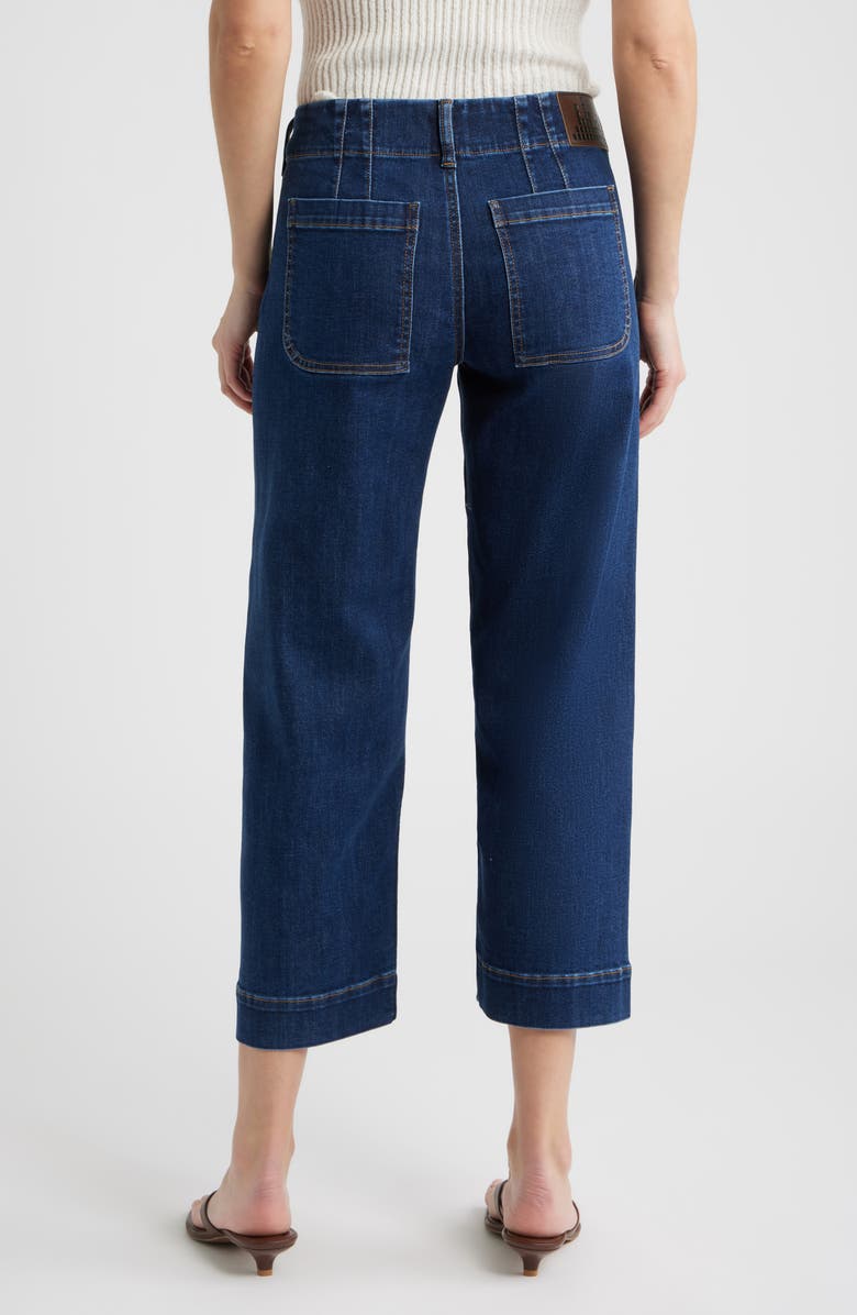 CITY BLUES Soho Patch Pocket Straight Leg Jeans, Alternate, color, Dark Indigo