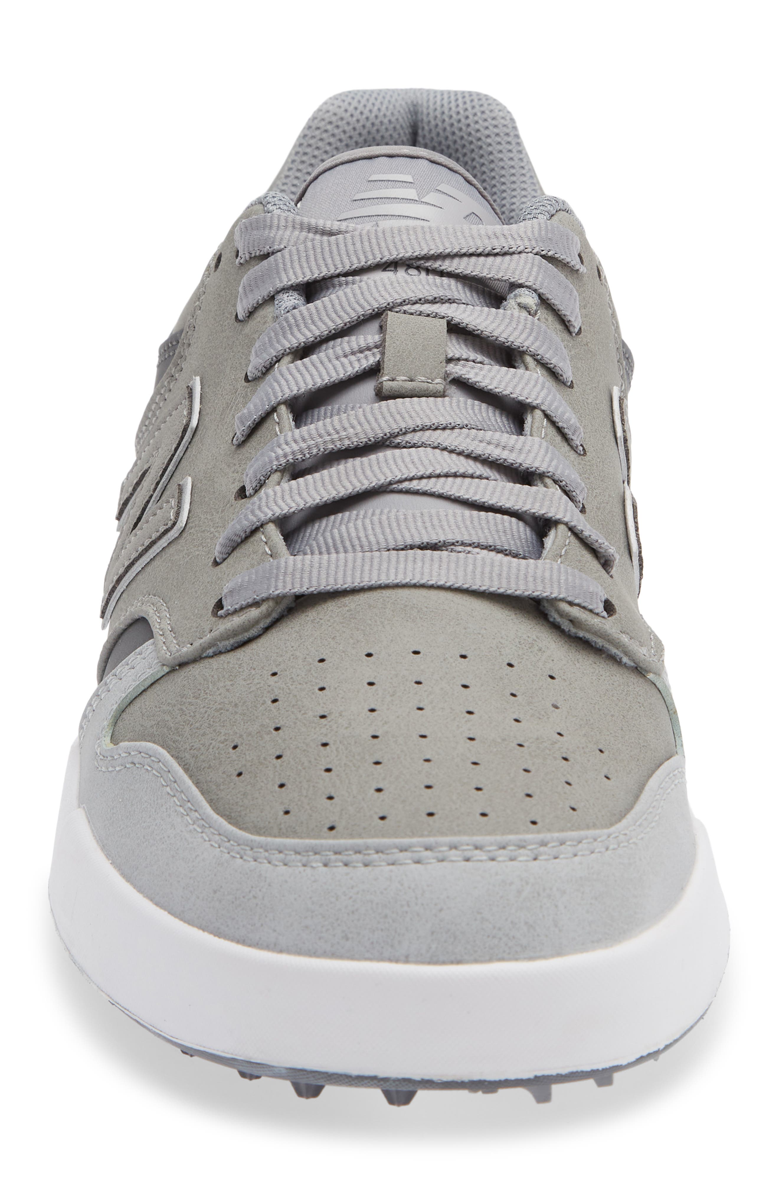 New Balance 480 Golf SL Waterproof Spikeless Golf Shoe, Alternate, color, Grey