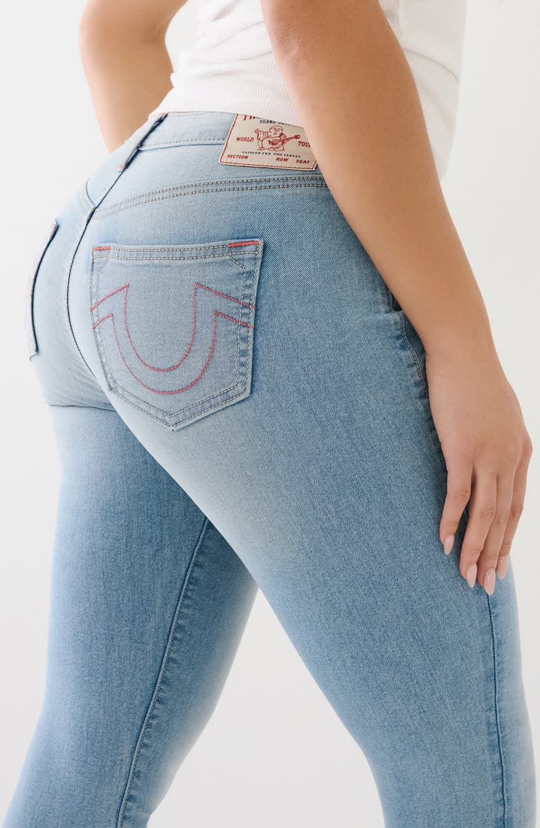 True Religion Jennie Mid Rise Skinny Jeans, Alternate, color,