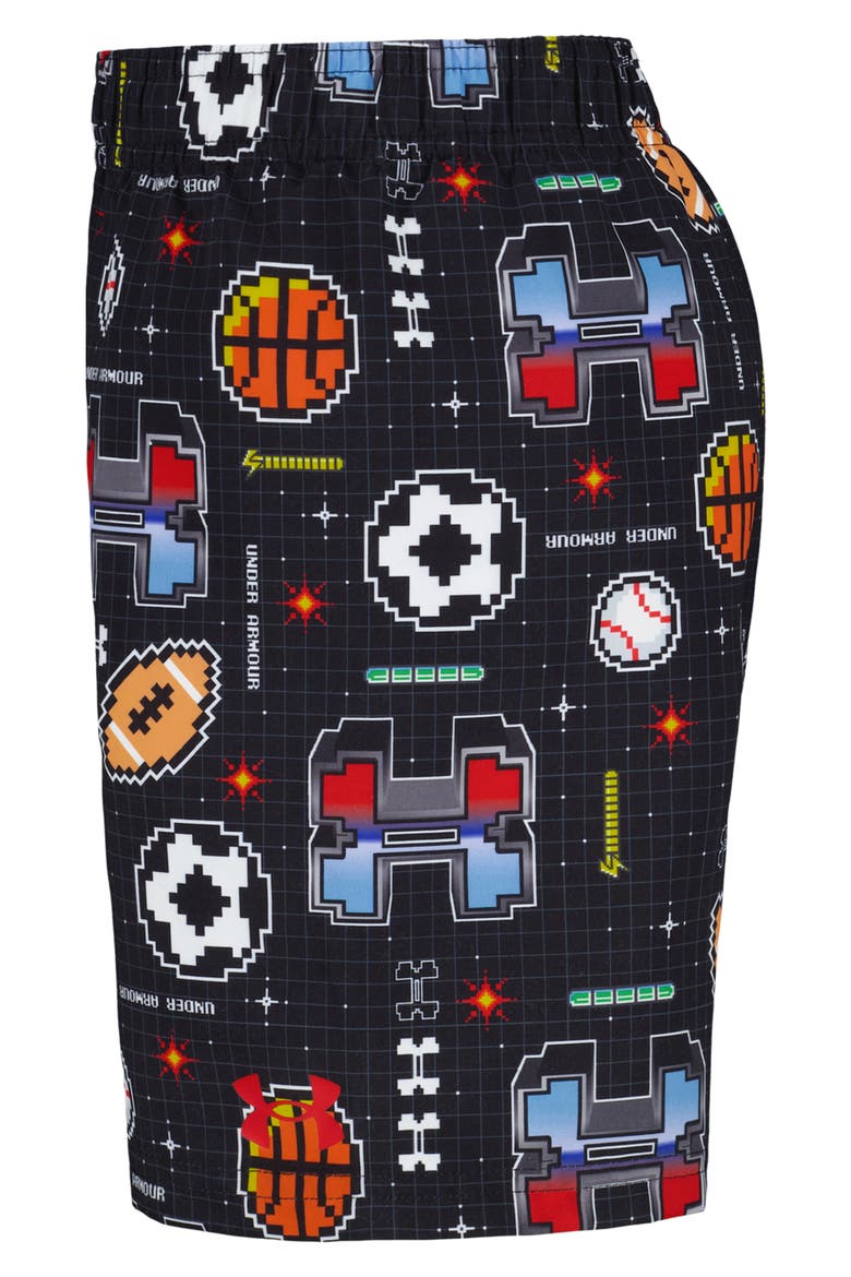 Kids' Gamer Mode UPF 50+ T-Shirt & Swim Shorts Set, Alternate, color, RED