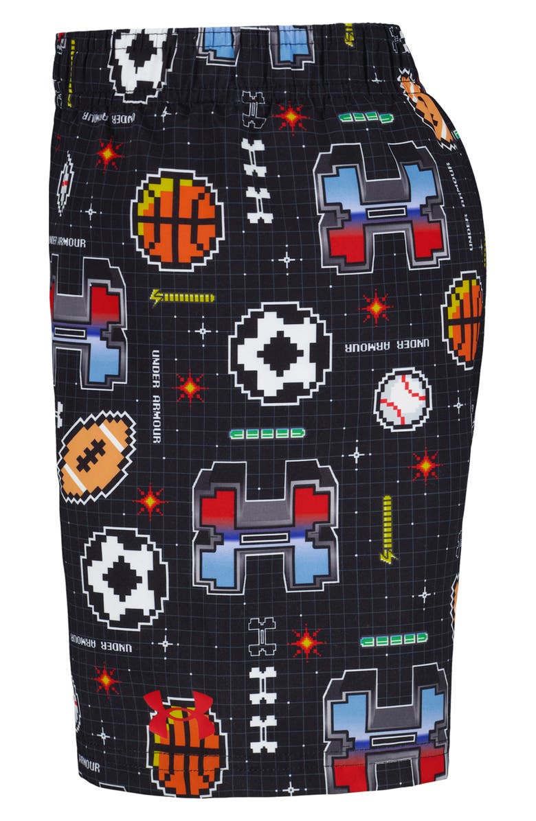 Under Armour Kids' Gamer Mode UPF 50+ T-Shirt & Swim Shorts Set, Alternate, color, Red